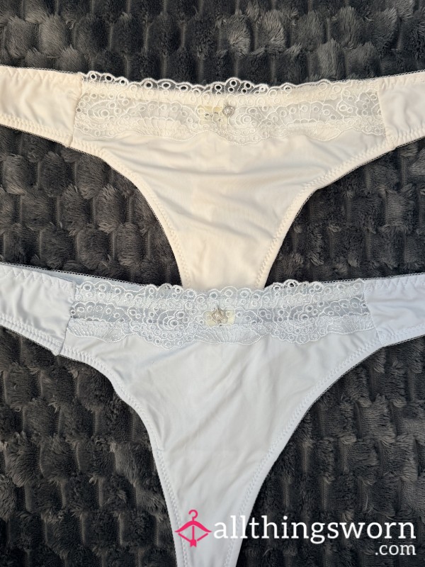 Soft Panties 🤍 (2-Piece Set, Feminine, Delicate, Custom Wear Available)
