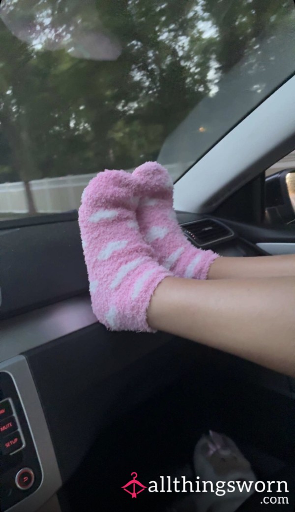 Soft Pink Fuzzy $ocks
