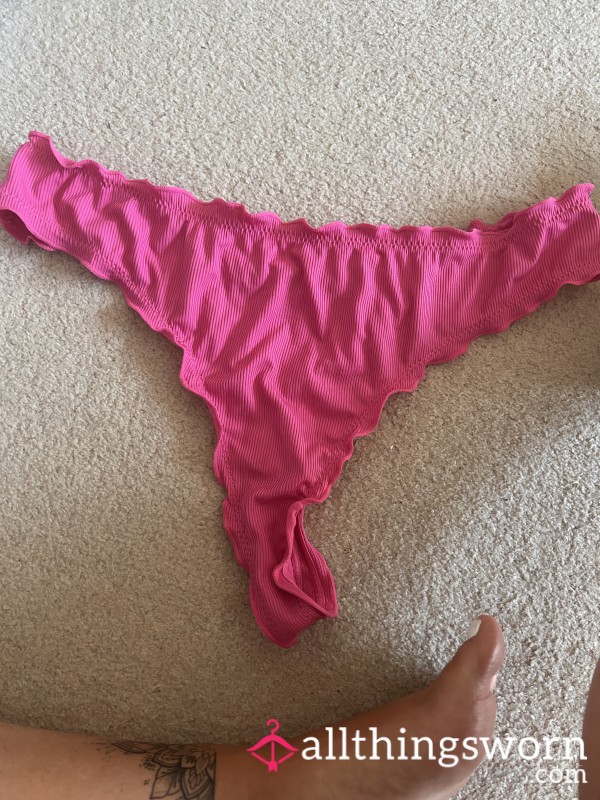 Soft Pink Holiday Thongs