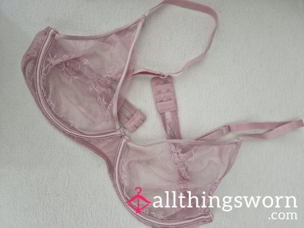 Soft Pink Lace Bra