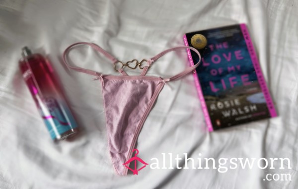 Soft Pink Panties Worn All Day Just For You 🩷