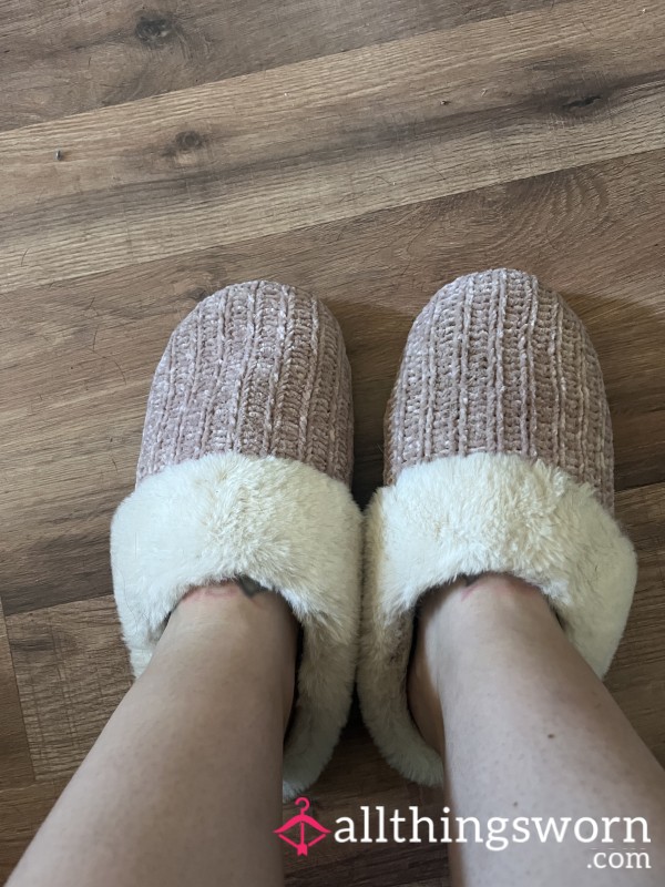 Soft Pink Slippers - Sweaty & Dirty