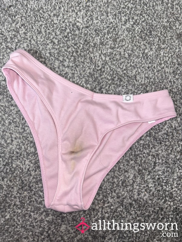 Soft Pink, Soaked With My Naughty Little Secret… Want A Taste Of Me? 💕🐾