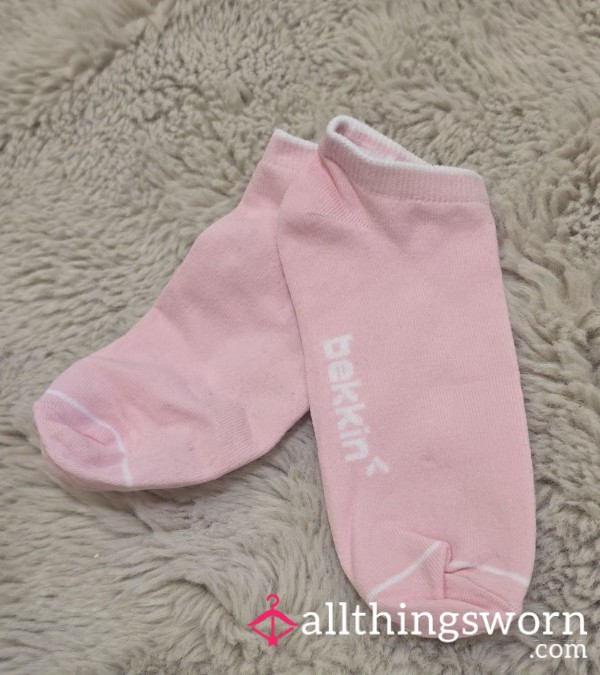 Soft Pink Sports Socks🍭❤️
