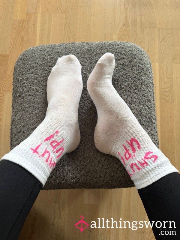 Soft POV Socks – Shut Up Energy 🖤