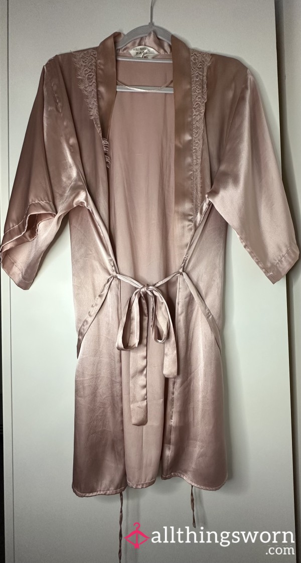 Soft Satin Dressing Gown