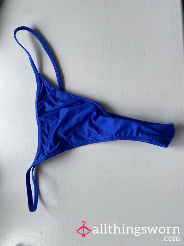 Soft Silk Blue G String 💦