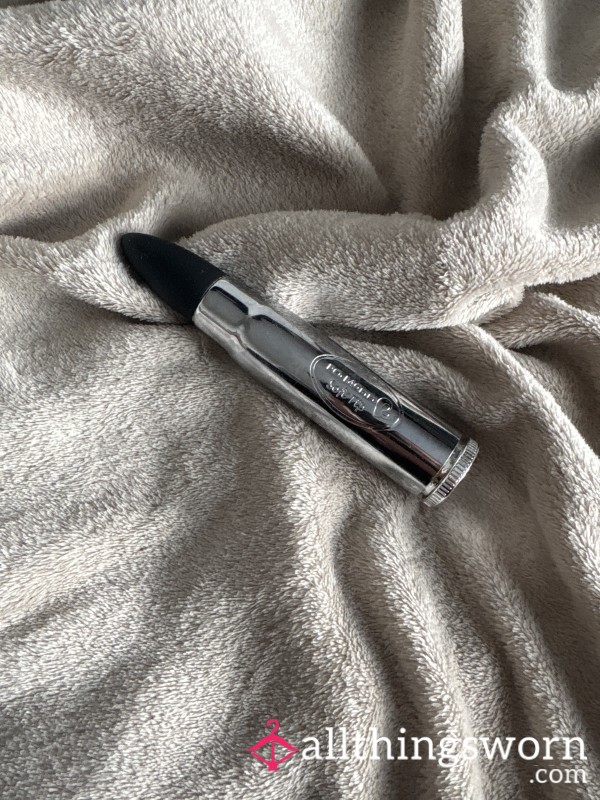 Soft Tip Black Silver S** Toy Bullet Di**o Very Well Used By Me