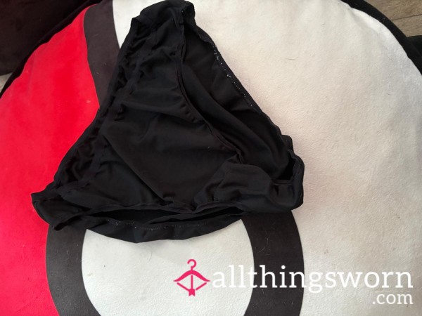 Soft To Touch Black Knickers 👑
