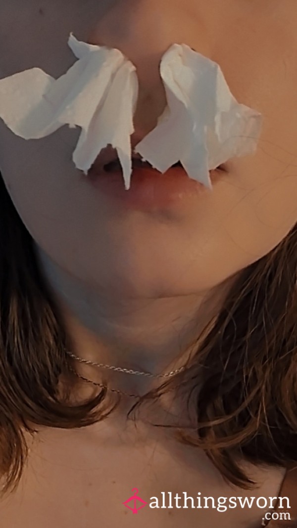 Soft Used Tissues – Flu Season Sniffles