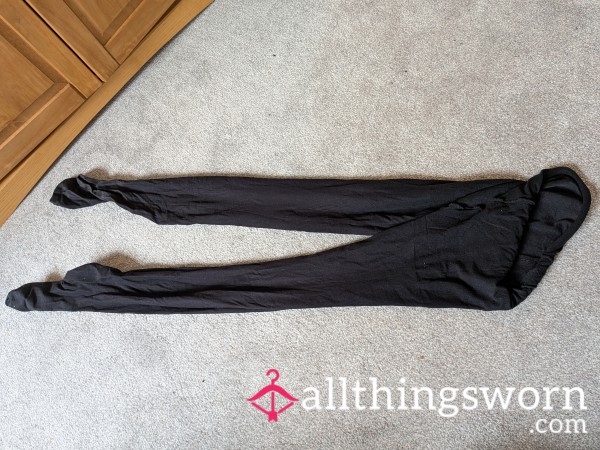 Soft, Well-worn Tights. Worn For A Minimum Of 48 Hours.