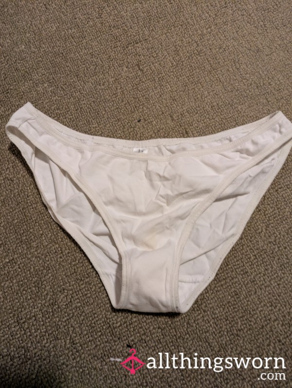 Soft White Panty Worn
