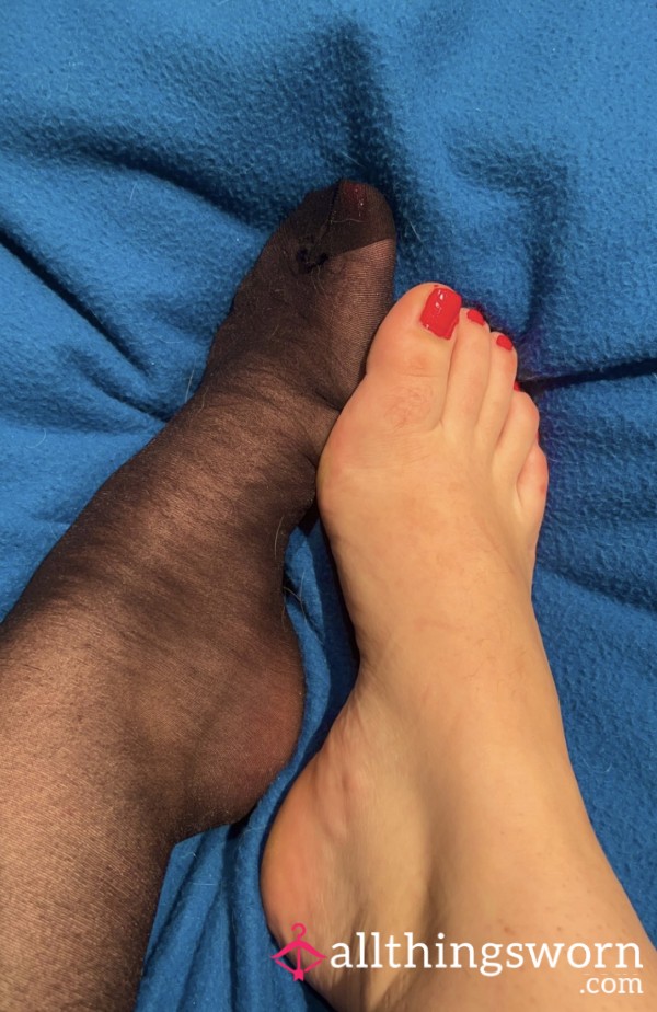 Softly Worn Sheer Tights: A Tease Just For You