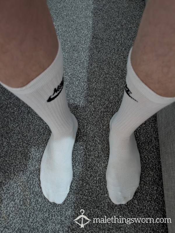 *SOLD* White Nike Worn In Game And Training