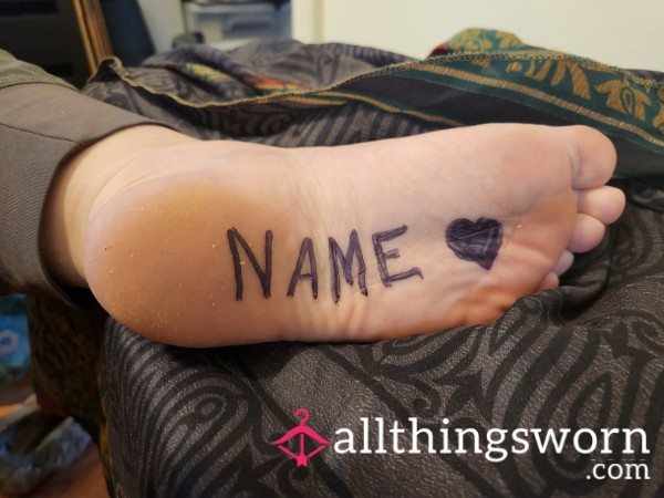 Sole Mates- Your Name, My Soles!