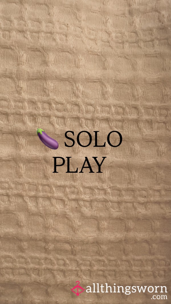 SOLO PLAY WITH A BBC🍆