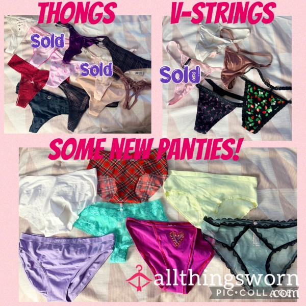 Some New Victoria’s Secret Panties, Thongs And V-strings!