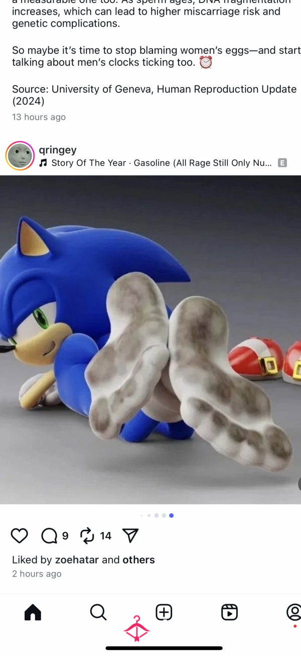 Sonic’s Feet