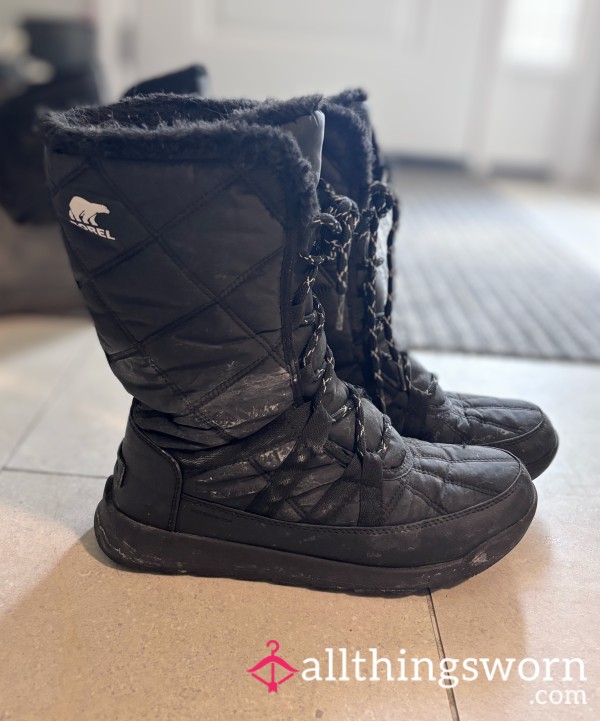 Sorel Winter Boots Size 9 Well Worn
