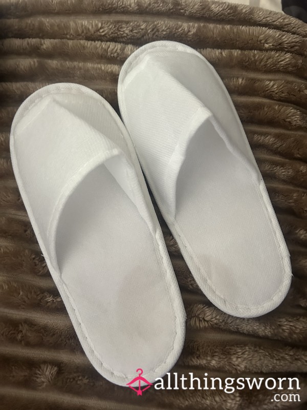 Spa Slippers 🧖‍♀️ Used For The Sauna, Steam Room, Ice Room, Message Me To Find Out What Else Went On While I Was Wearing These🩷