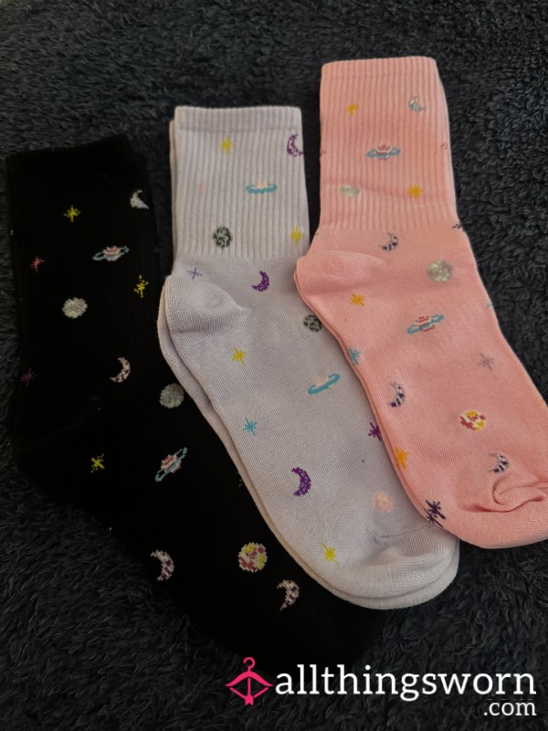 Space Crew Length Socks