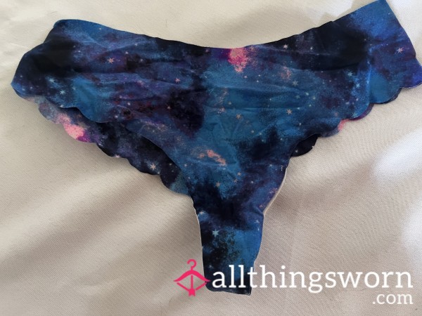 Space Themed Thong Panties