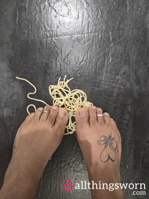 Spaghetti And Cheese I Mean Spaghetti And Feet