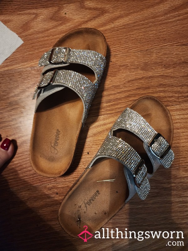 Sparkle Silver Sandals