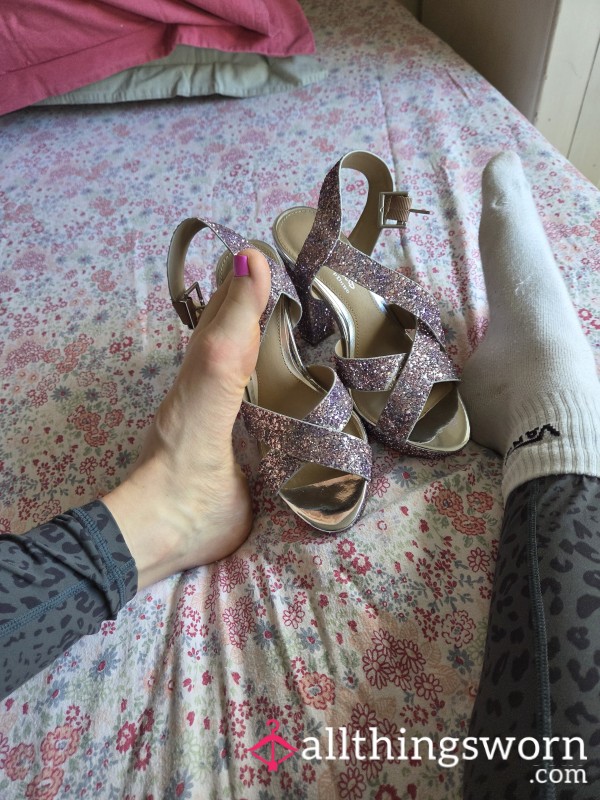 Sparkle Strappy Heels