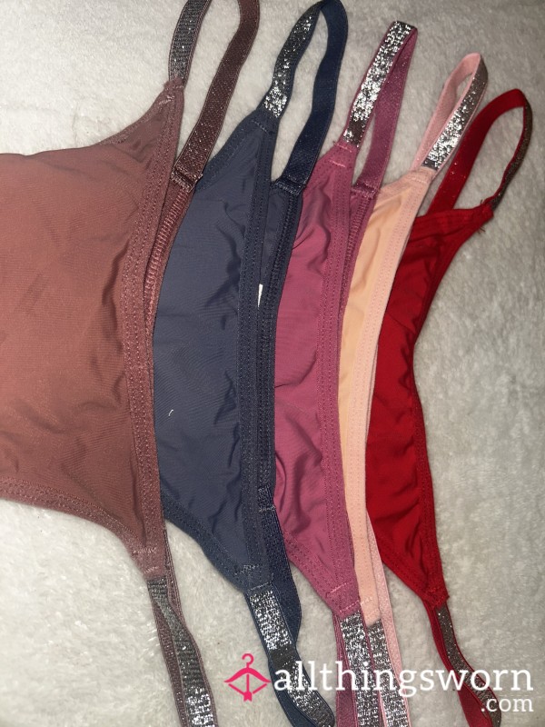 Sparkly Band Thongs In Multiple Colours 🩷
