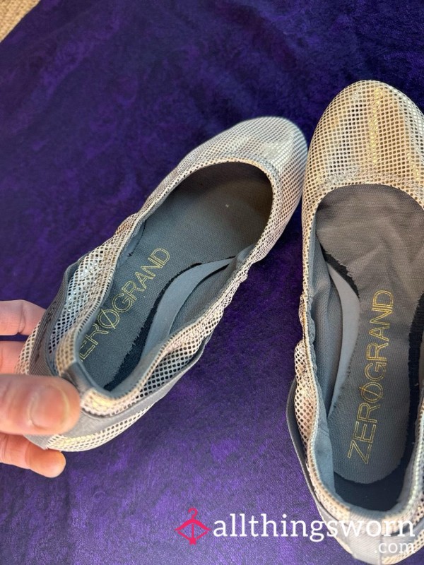 Sparkly Cole Haan Ballet Flats