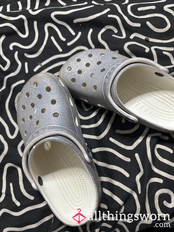 Sparkly Crocs