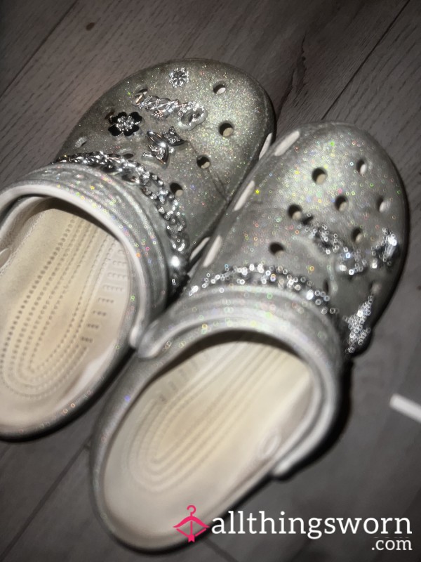 Sparkly Crocs