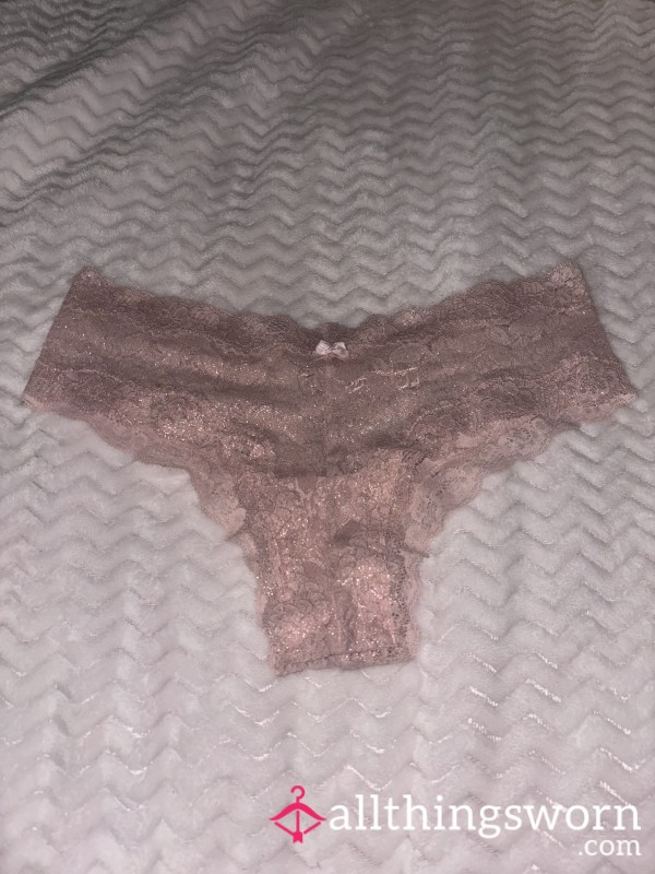 Sparkly Pink Cheeky Panties