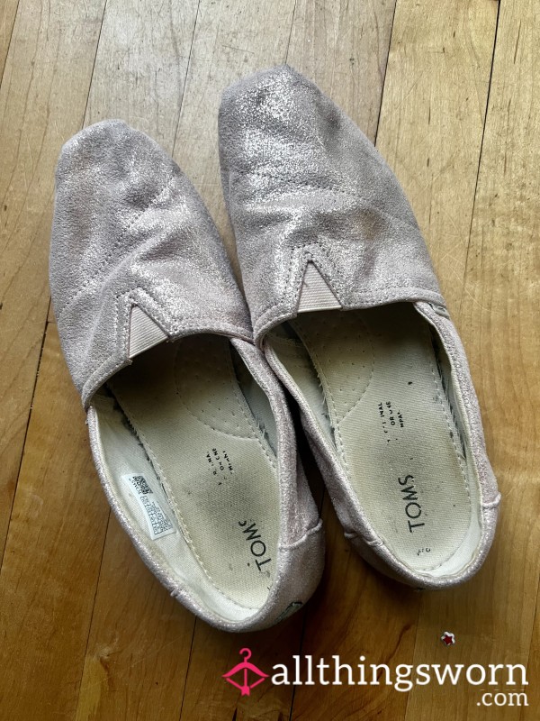 Sparkly Pink Toms 💖 15 DAY WEAR