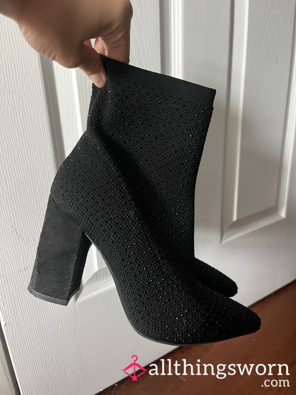 Sparkly Platform Boots