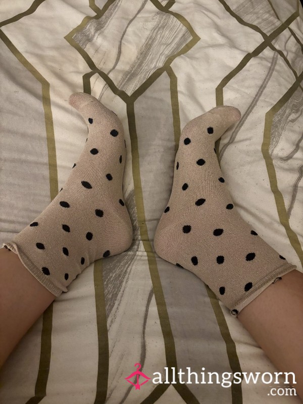 Sparkly Polka Dot Socks. All Day Wear.