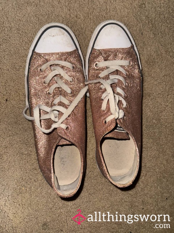 Sparkly Size 9 Converse