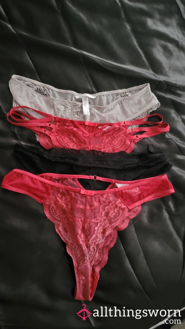 Special Bundle 4 Days Worth Of Worn Panties, Do You Want These Before I Wash Them?