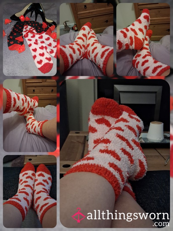 💗 Fluffy Cosy Socks – Perfect For Nights In With A Pink Gin 🍸