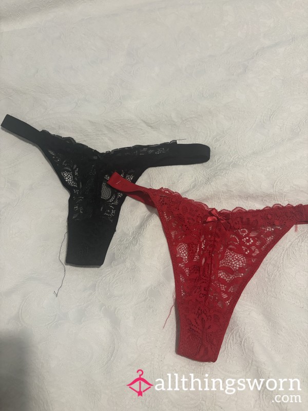 Special Price ⭐️Red And Black Thong