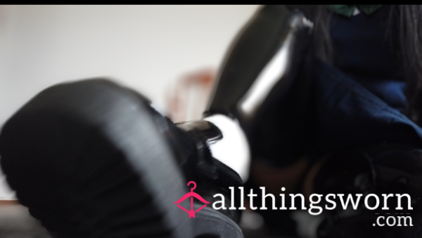 ✨ Video Of Me In School Uniform And Latex Stockings