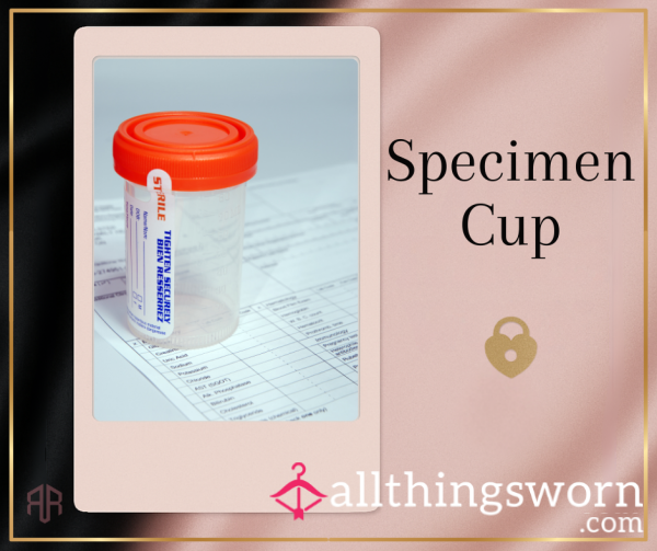 Goddess Specimen Cups – Filled With My Filth, Sealed For Your Sickness