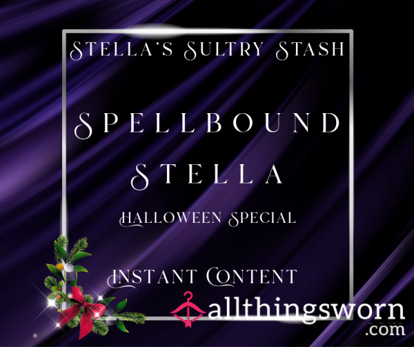Spellbound Stella 🎃 (10 Pumpkin Lingerie Sultry Shots - £10)