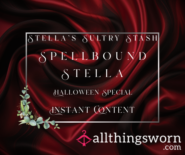 Spellbound Stella 🎃 (10 Pumpkin Lingerie Sultry Shots - £10)