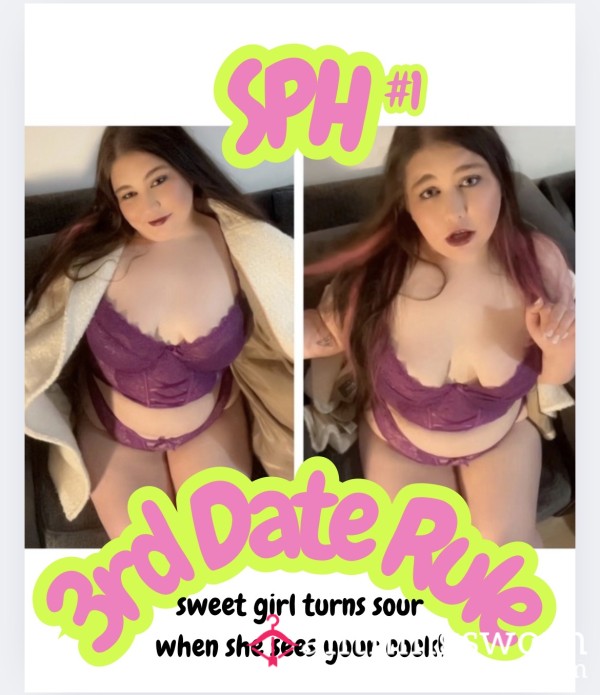 SPH 3rd Date Rule Video - Cruel BBW Goddess Humiliates Your Tiny C*ck