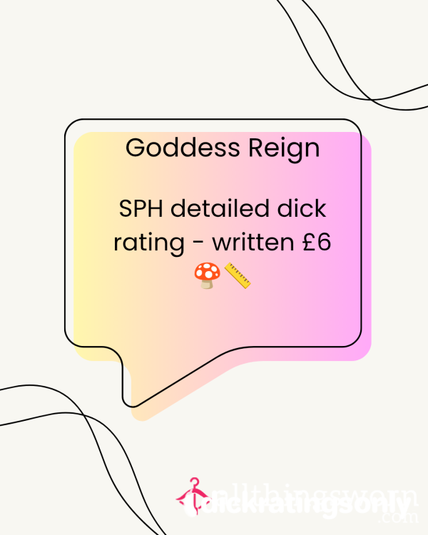 SPH - Detailed D*ck Rating