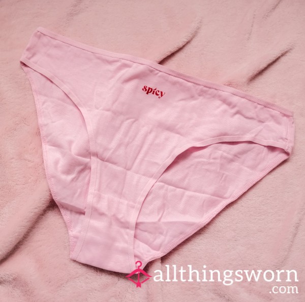 Spicy Pink Panties - 48hr Wear 🌶️