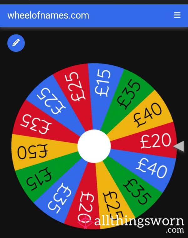 Spin My Draining Wheel ⭕