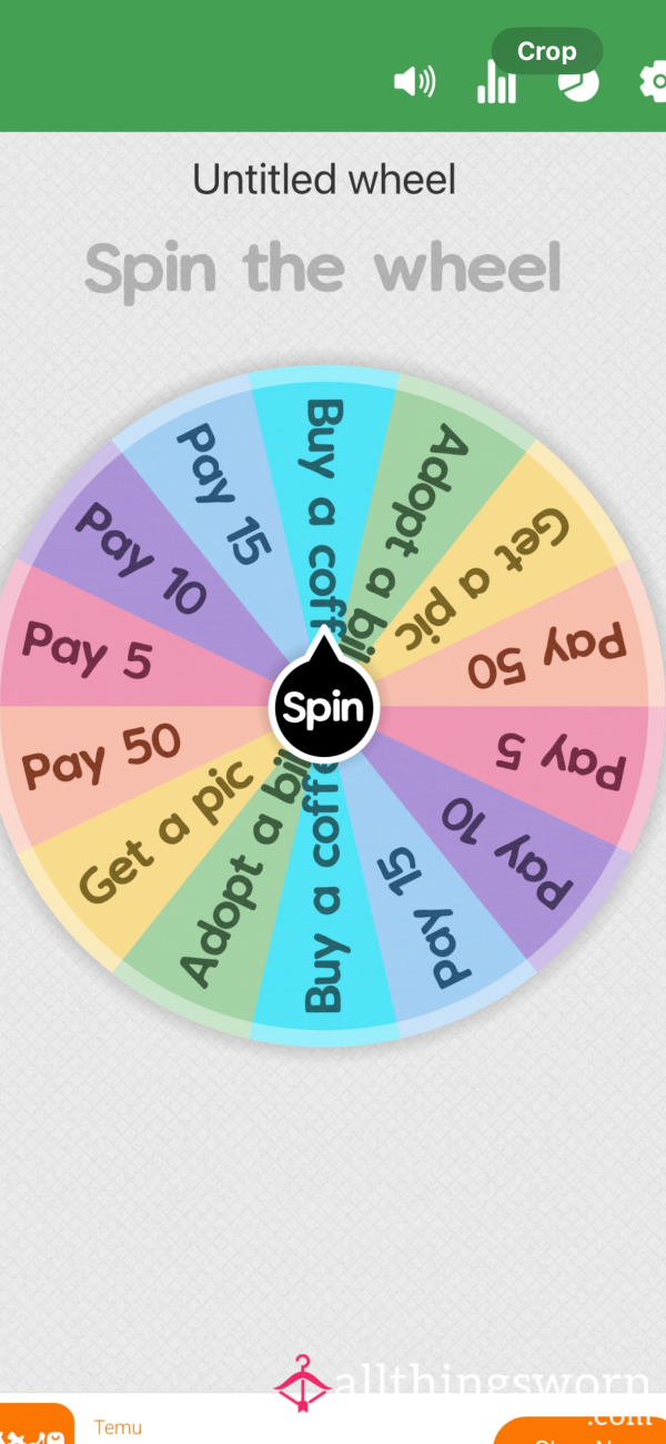 Spin The Piggy Wheel